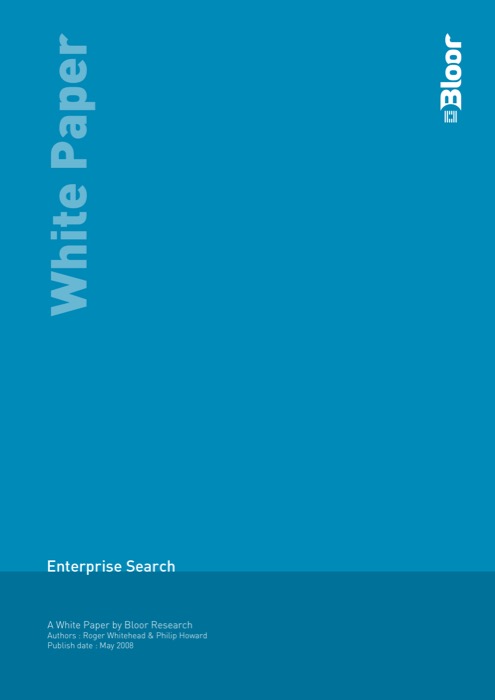 Cover for Enterprise Search