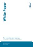Cover for The growth in data volumes