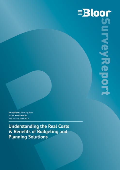 Cover for ﻿﻿Understanding the real costs and benefits - of budgeting and planning solutions