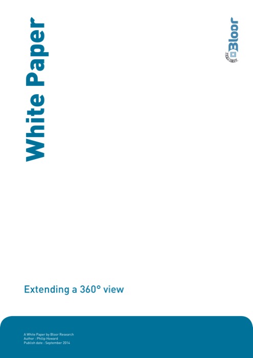 Cover for Extending a 360° view