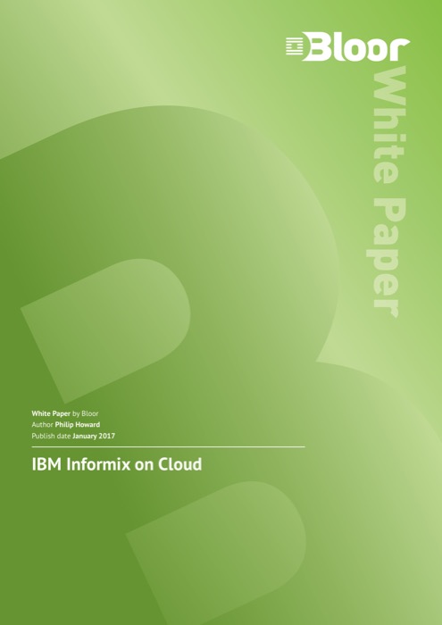 Cover for IBM Informix on Cloud