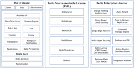 Redis Fig 01 Redis core capabilities and options
