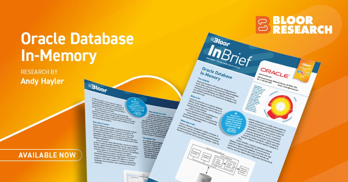 Oracle Database In-Memory - Bloor Research
