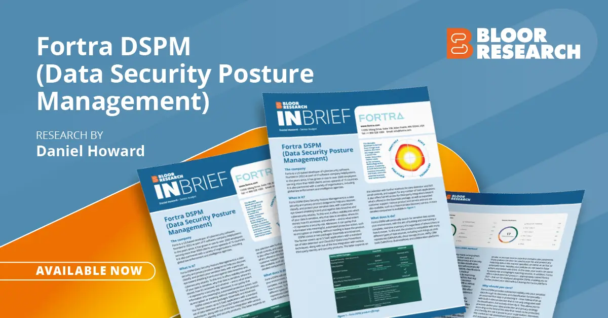 Fortra DSPM (Data Security Posture Management) - Bloor Research