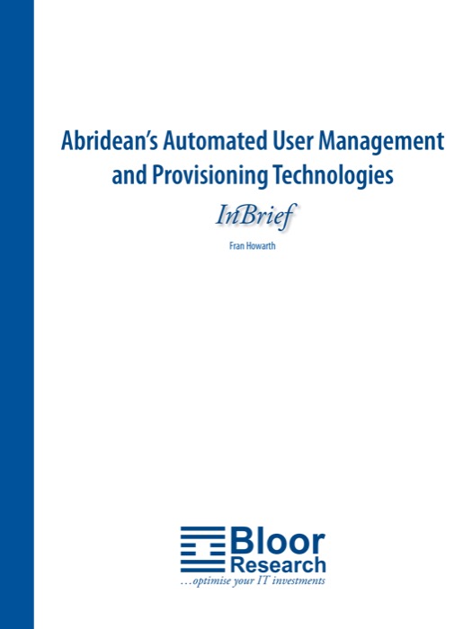 Cover for Abridean’s Automated User Management and Provisioning Technologies