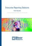 Cover for Actuate Enterprise Reporting Solutions