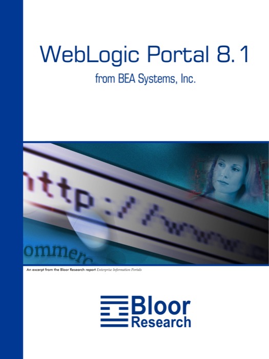 Cover for BEA WebLogic Portal 8.1