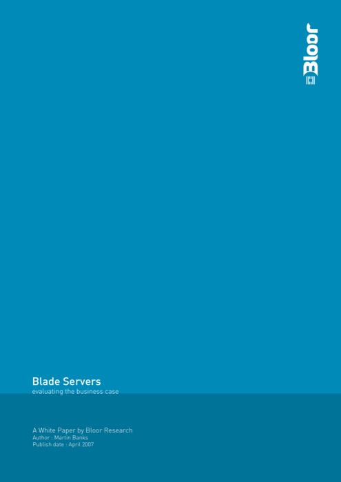 Cover for Blade Servers - evaluating the business case