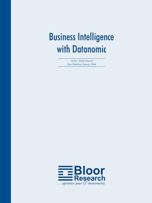 Cover for Business Intelligence with Datanomic