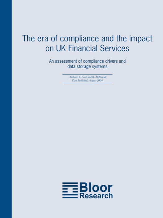 Cover for Compliance and its impact on UK Financial Services