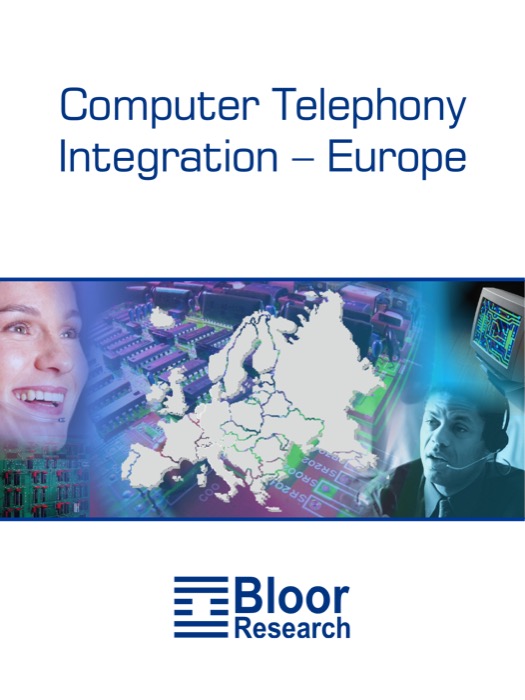 Cover for Computer Telephony Integration (In Europe) - from the Internet to the Desktop