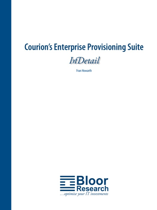 Cover for Courion’s Enterprise Provisioning Suite - In Detail