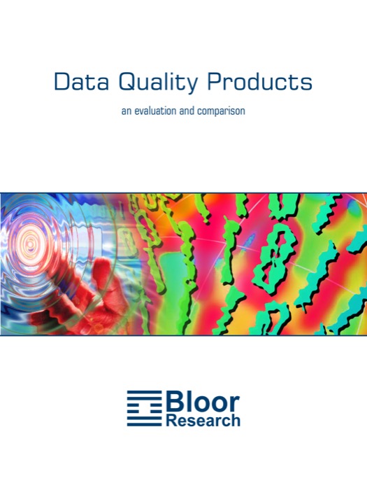 Cover for Data Quality Products - an evaluation and comparison
