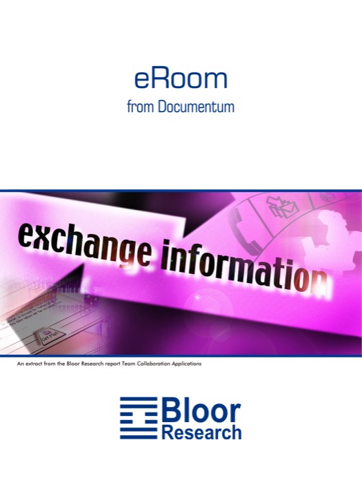 Cover for Documentum eRoom