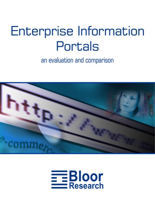 Cover for Enterprise Information Portals - an evaluation & comparison