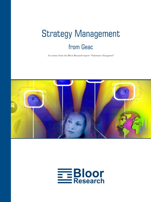 Cover for Geac – Strategy Management