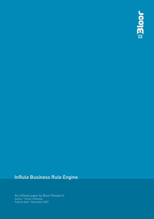 Cover for InRule Business Rule Engine