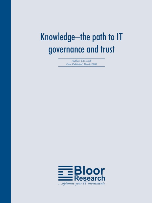 Cover for Knowledge – The Path to IT Governance and Trust