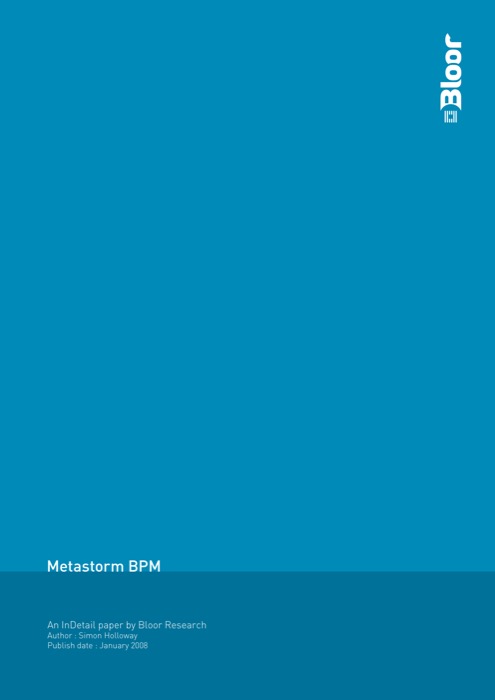 Cover for Metastorm BPM