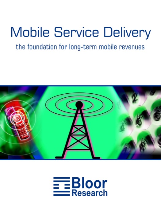 Cover for Mobile Service Delivery - the foundation for long-term mobile revenues