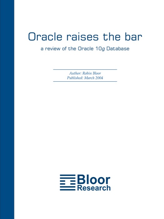 Cover for Oracle 10g