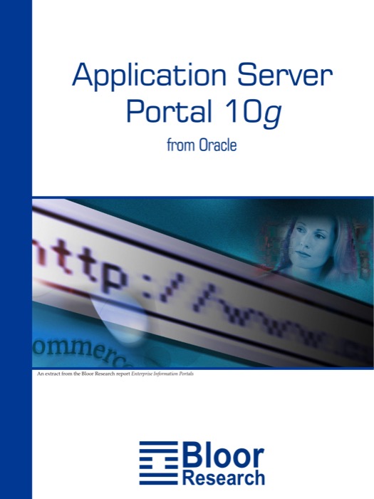 Cover for Oracle Application Server Portal 10g