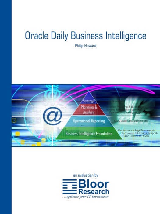 Cover for Oracle Daily Business Intelligence