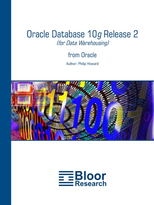 Cover for Oracle Database 10g Release 2 - for Data Warehousing