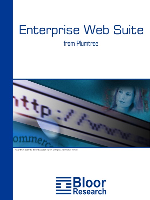 Cover for Plumtree Enterprise Web Suite