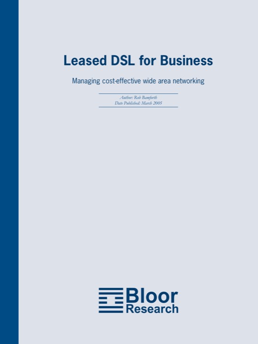 Cover for Powernet Leased DSL for Business - Managing cost-effective wide area networking