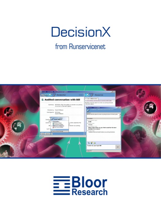 Cover for Runservicenet DecisionX