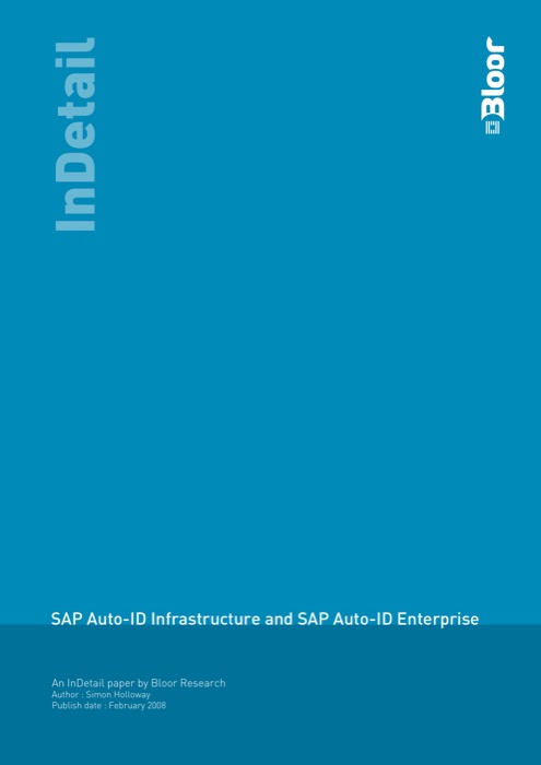 Cover for SAP Auto-ID Infrastructure and SAP Auto-ID Enterprise