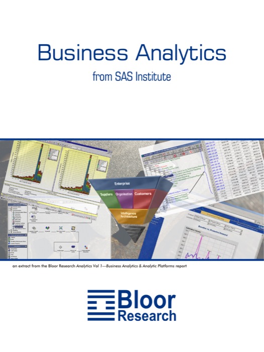 Cover for SAS Business Analytics