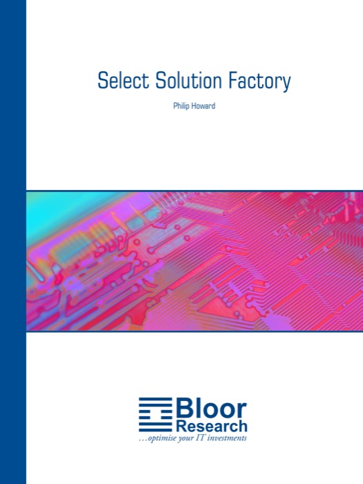 Cover for Select Solution Factory