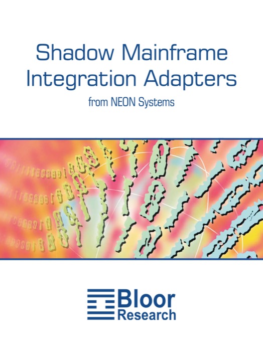 Cover for Shadow Mainframe Integration Adapters from NEON Systems