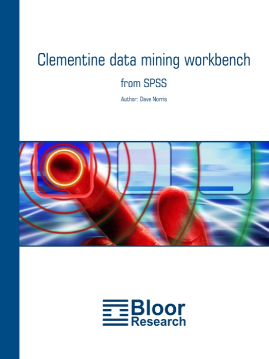Cover for SPSS Clementine 9