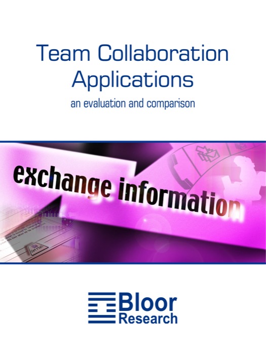 Cover for Team Collaboration Applications