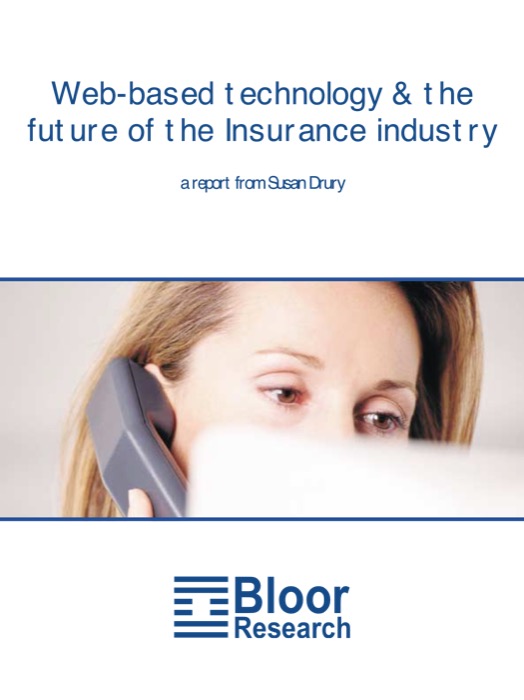 Cover for Web-Based Technology and the Future of the Insurance Industry