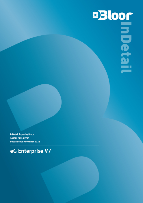 Cover for eG Enterprise V7