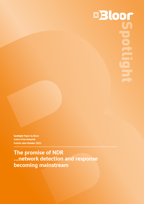 Cover for The promise of NDR - Network detection and response becoming mainstream