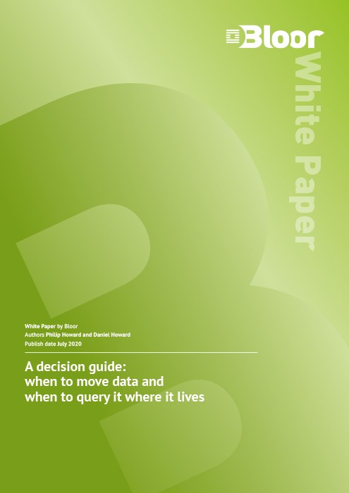 Cover for A decision guide: when to move data and when to query it where it lives