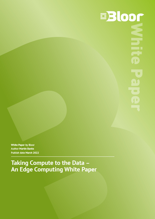 Cover for Taking Compute to the Data – An Edge Computing White Paper