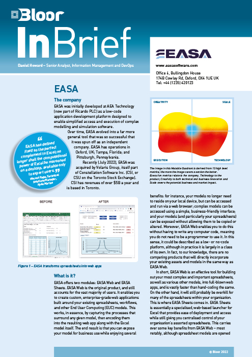 Cover for EASA
