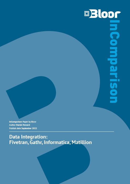 Cover for Data Integration: Fivetran, Gathr, Informatica, Matillion