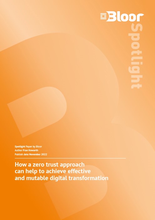 Cover for How a zero trust approach can help to achieve effective and mutable digital transformation