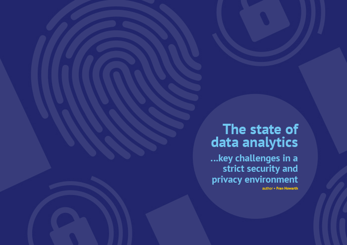 Cover for The state of data analytics - Key challenges in a strict security and privacy environment