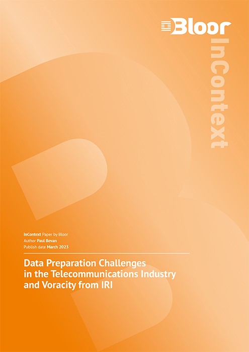 Cover for Data Preparation Challenges in the Telecommunications Industry and Voracity from IRI