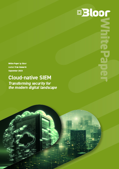 Cover for Cloud-native SIEM - Transforming security for the modern digital landscape