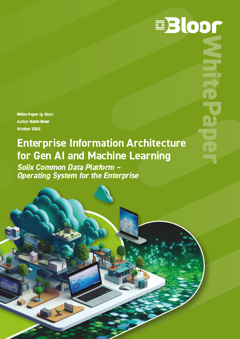 Cover for AI and Generative AI within an Enterprise Information Architecture - Solix and The Operating System for the Enterprise