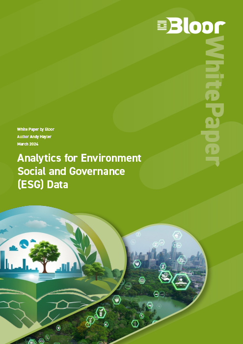 Cover for Analytics for Environment Social and Governance (ESG) Data